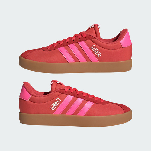 Zapatillas Adidas Casual Vl Court 3.0 Mujer Rojo Js2056