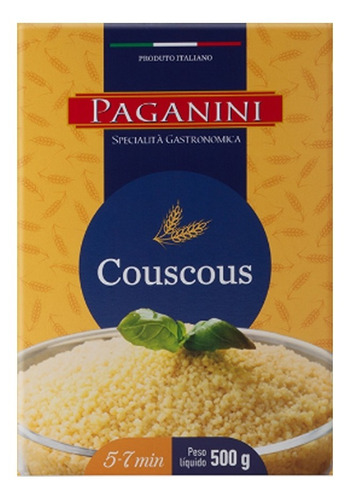 Couscous Italiano Paganini Cuzcuz Importado Caixa 1kg