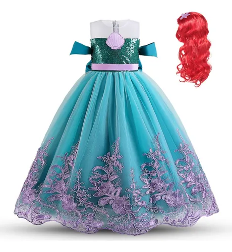 Fato De Pequena Sereia Para Menina Parcelamento sem juros