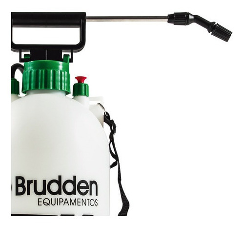 Imagem 3 de 4 de Pulverizador Manual Brudden 5 Litro C/ Lança Aço Inox