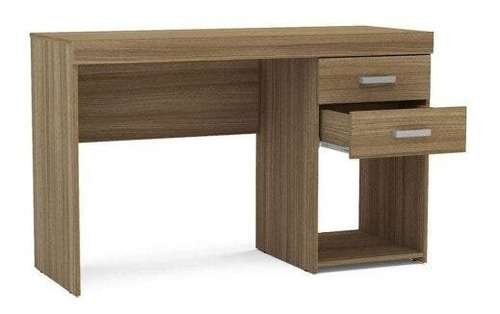 Mesa Para Escritório 2 Gavetas Ametista Espresso Móveis
