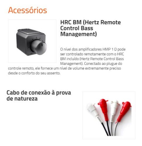 Imagem 5 de 5 de Módulo Amplificador Marinizado Hertz Hmp1d 600w 1canal 2ohms