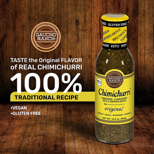 Salsa Chimichurri Gaucho Ranch Sabor Original | Mezcla De Co
