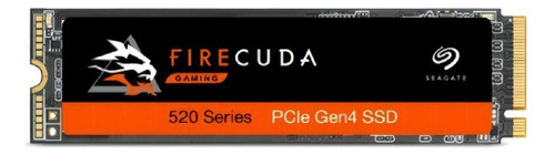 Ssd Seagate Firecuda 520, 500gb, Pci Express 4.0, M.2 Negro