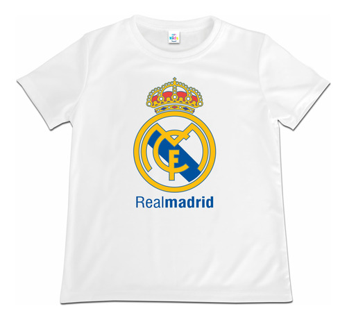 Franela Camisa Para Niño Futbol Real Madrid