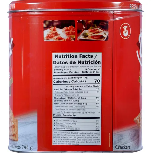 Dux Galletas Saladas, Originales, 28 Onzas