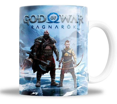 Taza De Ceramica  - God Of War Ragnarok - Games 