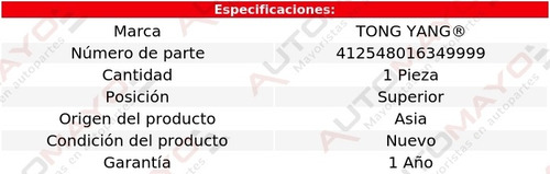 Una Tolva De Radiador Superior Tong Yang Camry 2012-2013