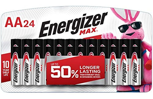 Baterias Energizer Aa Bateria Doble A Max Alcalina 24 Cuenta