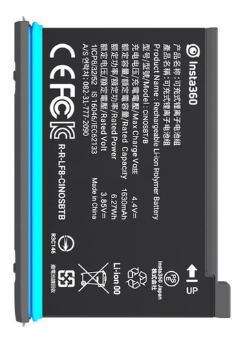 Imagen 3 de 6 de Bateria Para Insta360 One X2 1630mah Tienda Oficial