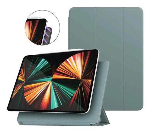 Smart Folio Para iPad Pro 11 2021 A2377 A2459 A2301 Imantado