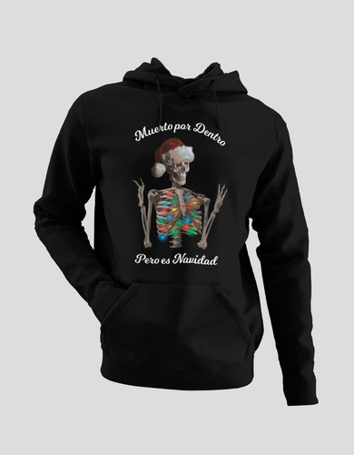 Sudadera Unisex | Muerto Por Dentro | Estampado Dtg