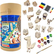 Comprar Kit De Artesanía De Pintura Y Artesanía De Animales De Mader