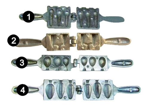 Imagen 1 de 7 de Molde Para Plomadas 1