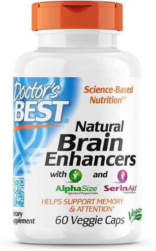 Brain Enhancers Estim. Brain 60 Veggie Caps, el mejor sabor natural del doctor