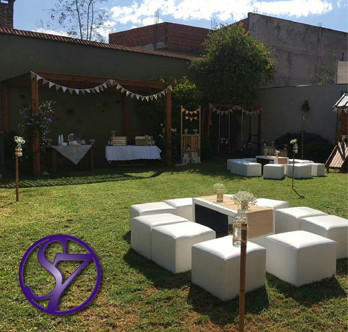Alquiler De Livings P/eventos Puff Infantiles Mas Por Menos