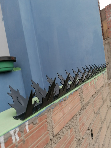 Puntas De Seguridad De Muros Y Rejas. Modelo Doble Pino.