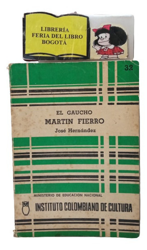 Poesía - Martin Fierro - Jose Hernandez - Colcultura - 1972