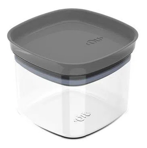 Pote Hermético Frasco Transparente Cuadrado 450 Ml Cocina Ou