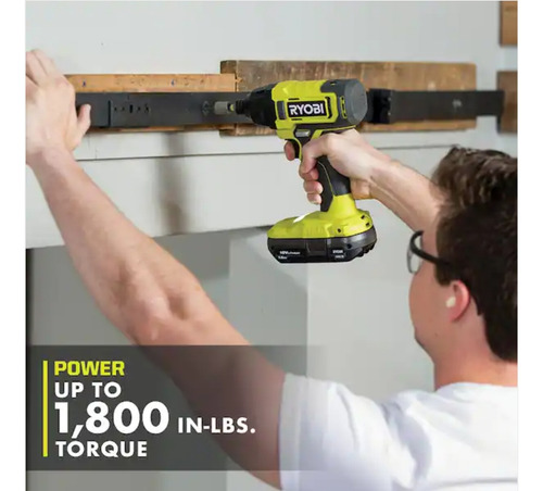 Ryobi, Combo De Taladro Y Llave De Impacto One+, 18v, Verde