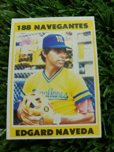 1975 Álbum De Béisbol Profesional Venezolano Edgard Naveda