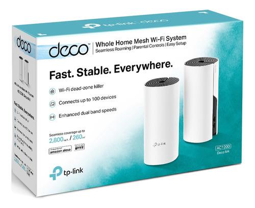 Router Tp Link Deco-m4 (2pack) Ac1200 Whole Home Mesh