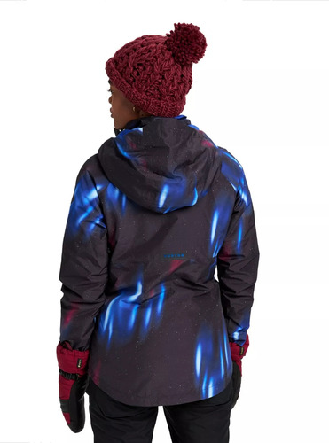 Campera De Snowboard Ski Burton Jet Set Mujer 10k Negro Negro Xs