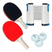 Comprar Kit 2 Raquetes Rede Ping Pong Tenis Mesa Top Premium