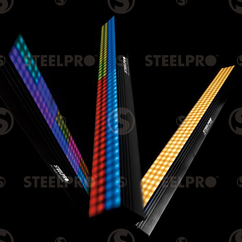 Imagen 5 de 7 de Barra Led Profesional Rgb 3 En 1 Full Color Matrix Steelpro
