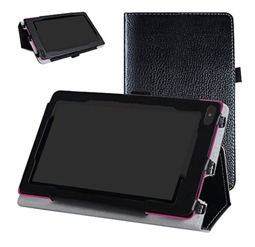 Mama Mouth Pu Leather Folio 2-plegable Soporte Con Stylus