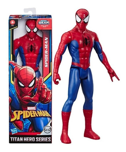 Imagen 1 de 6 de Muñeco Marvel Hombre Araña 29cm Spiderman Original Hasbro 