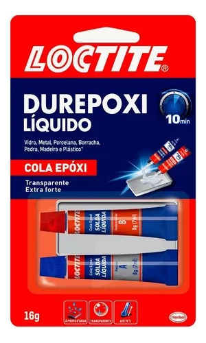 Cola Extra Forte Durepoxi Liquido Cartela 16g 2125566