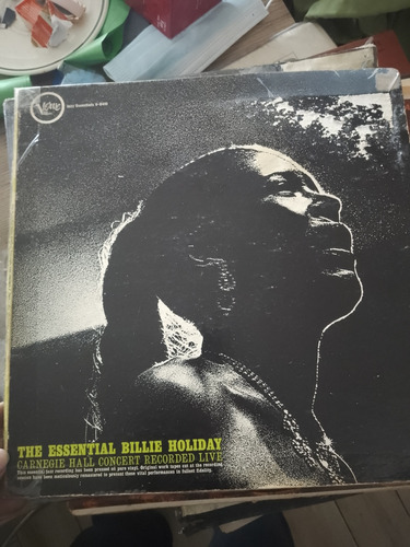 Vinilo Billie Holiday Live At Carnegie Hall 