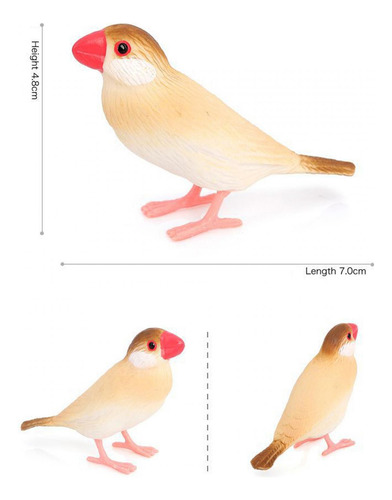 3 Modelo De Pájaro, Juguete De Pájaro De Jardín Para