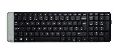 Imagen 2 de 3 de Teclado Logitec Inalambrico Black Español K230