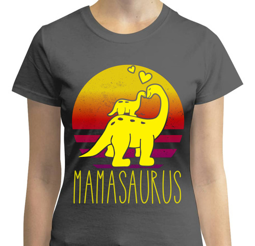 Playera Mamasaurus Para El Día De Las Madres