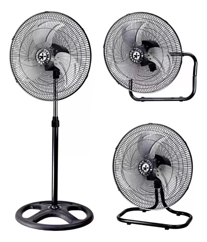 Ventilador 3 En 1 Pared Piso Y Pedestal 18in 3 Aspas Yuliana