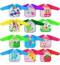 Comprar 12 Paquetes De Delantal De Pintura Impermeable De Manga Larg