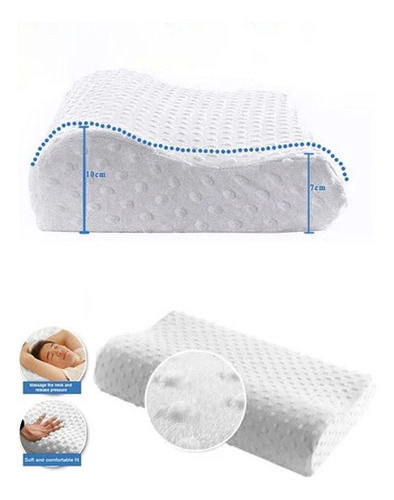 Pack 2 Almohadas Cervicales Viscoelásticas Memoria Descanso