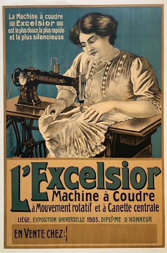 Maquinas De Coser Antiguas 2 - Afiche -  Lámina 45x30 Cm.