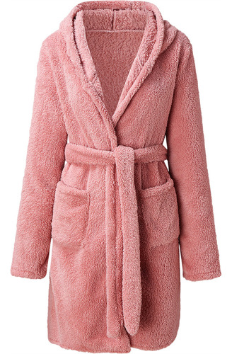 Bata Tipo Kimono De Ducha Con Capucha Para Mujer, Bata De Ba