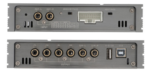 Qe1 Amplificador Dsp Para Coche 6 Canales De Alta Potencia