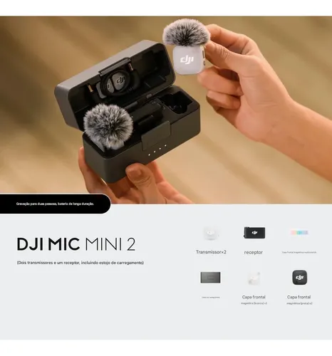 Dji Mic Mini 2 Combo 2tx 1rx | MercadoLivre