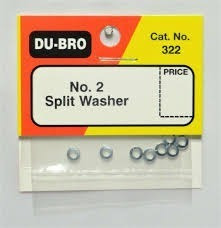 Pack De 8 Split Washer #2 Cód 322 Dubro. 