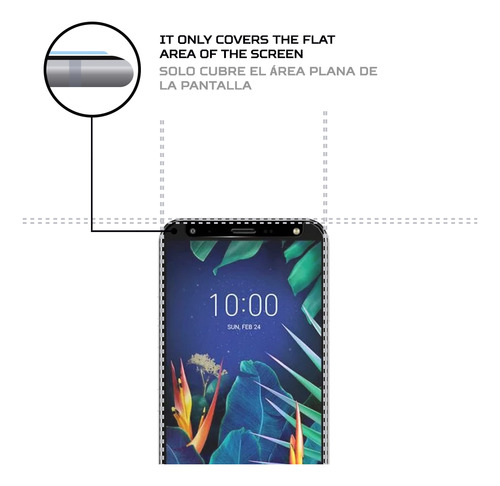 Protector Mica Pantalla Para LG K40