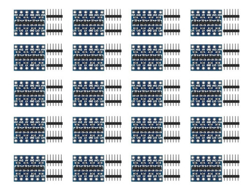 Convertidor De Nivel Lógico Iic I2c De 4 Canales, 20 Piezas,