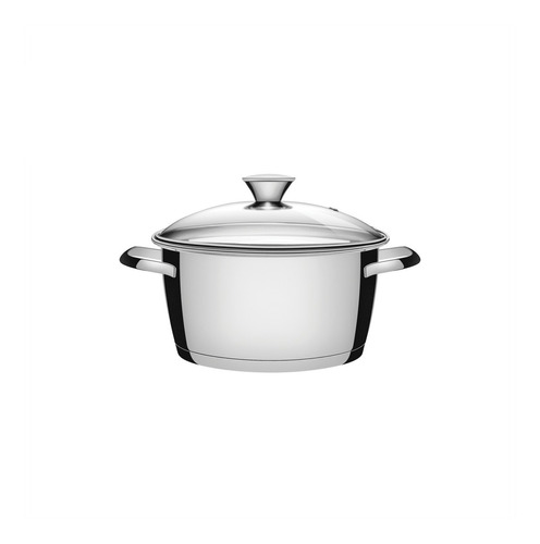 Cacerola Alta Acero Inox Tramontina Allegra 24cm 5,7 Litros