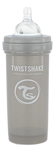 Mamadera Twistshake Anti-cólico 260ml Gris