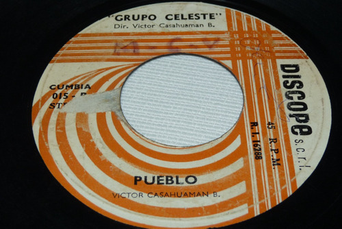 Jch- Grupo Celeste Pueblo Cumbia 45 Rpm