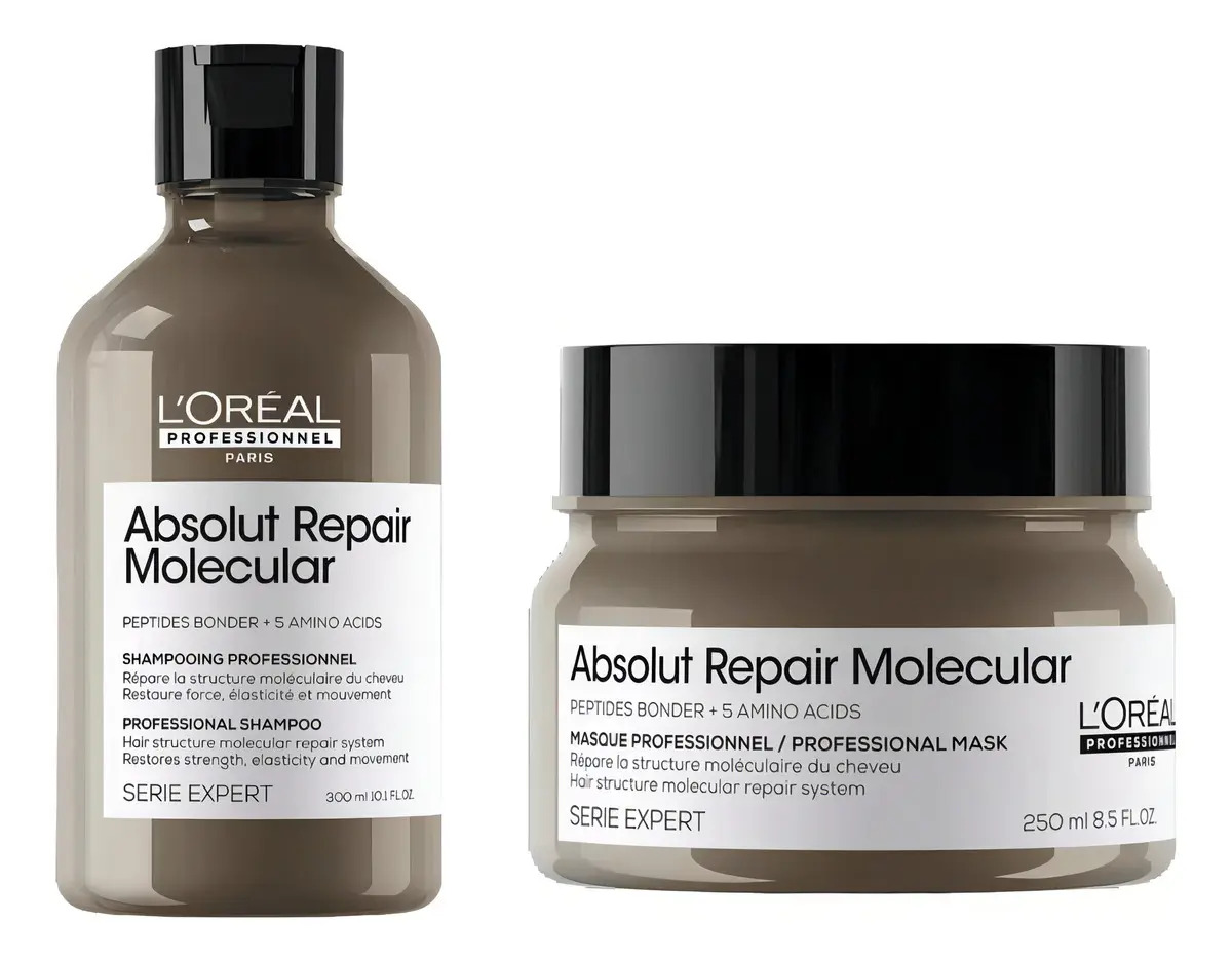 Pack L'oreal Pro Absolut Repair Molecular Shampoo Y Máscara